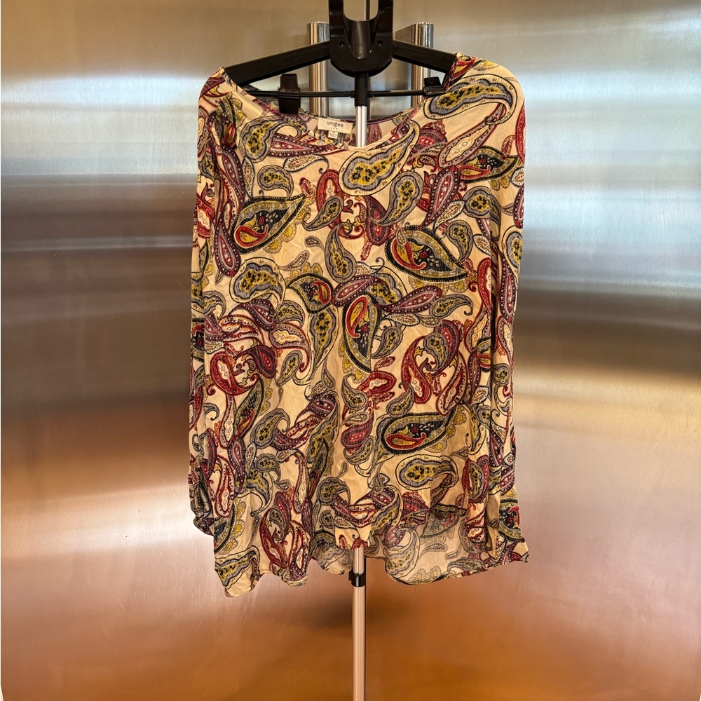 Umgee Multicolor Paisley Blouse